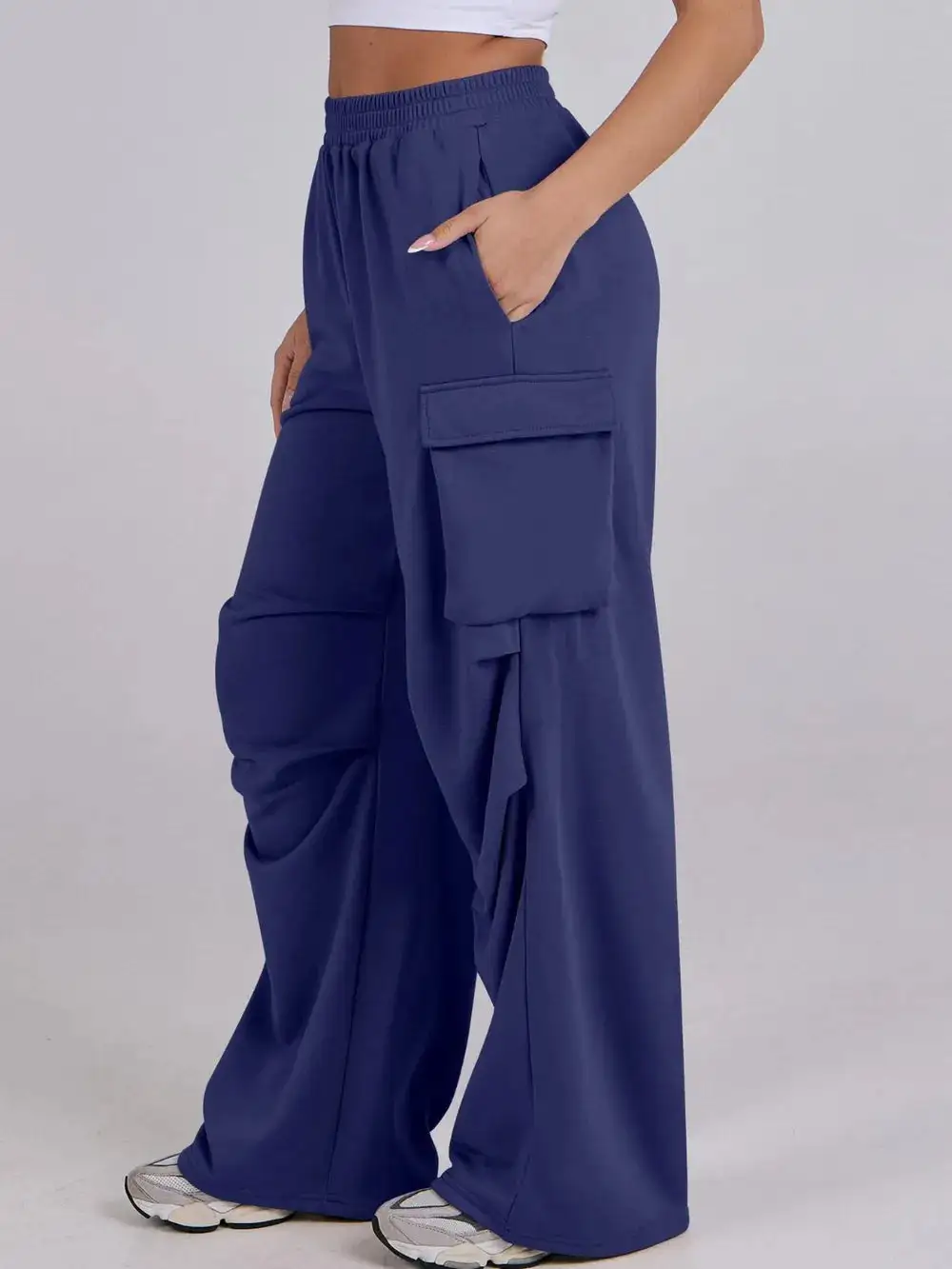 High Waist Wide Leg Pants