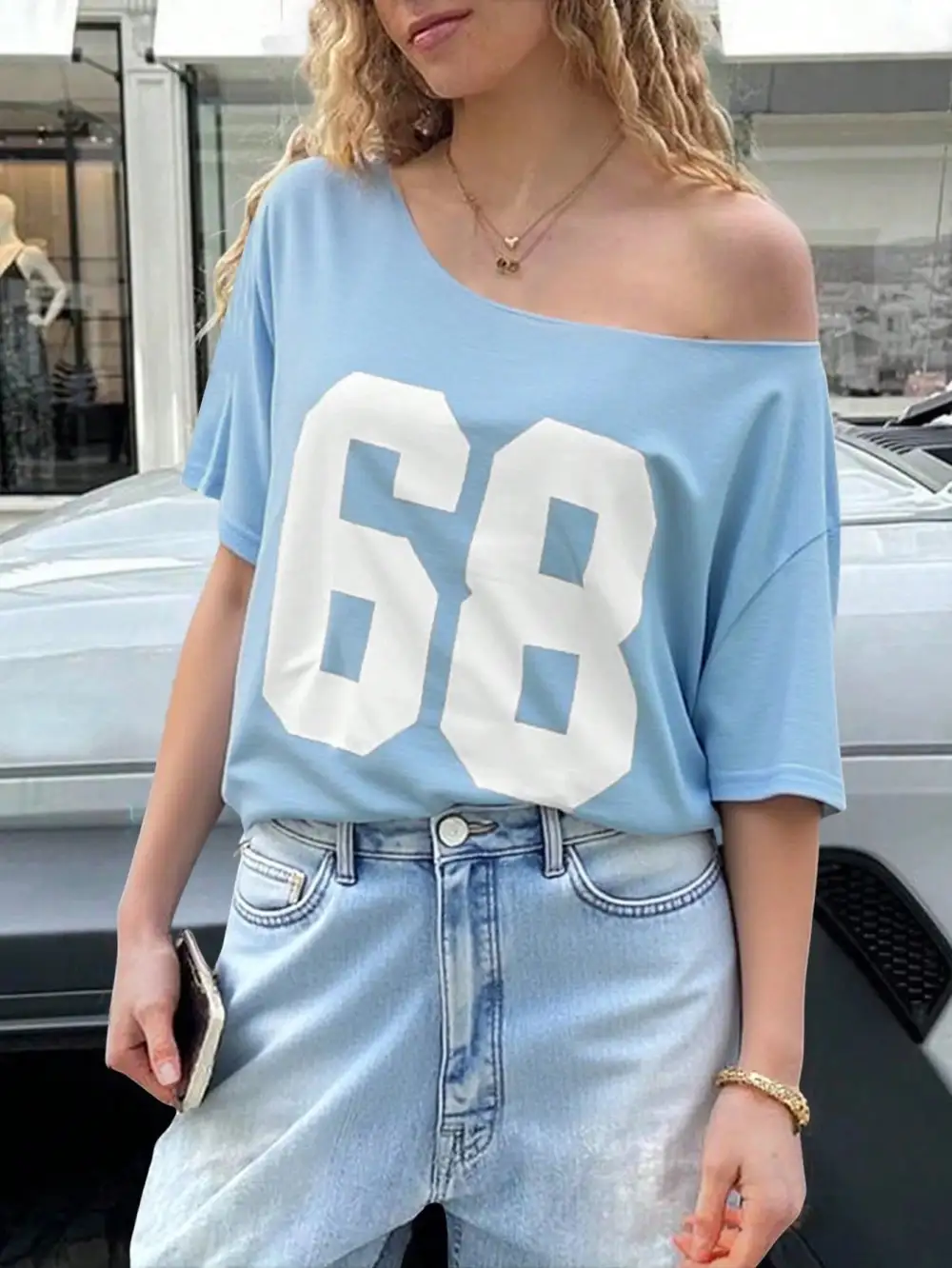 Women Number Graphic T-Shirt
