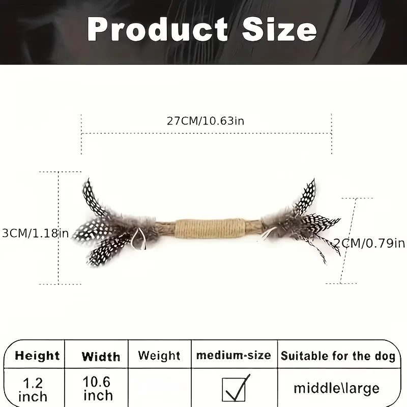 Feather Cat Chew Stick