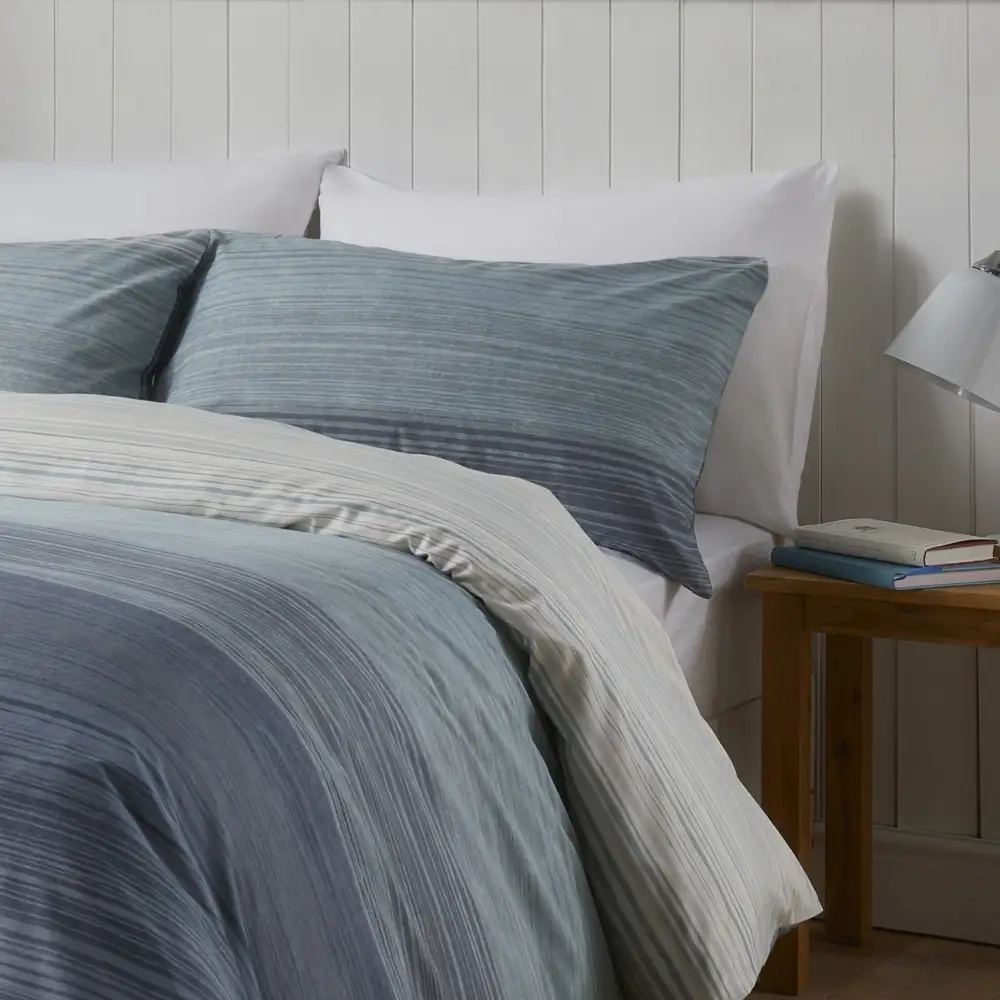 Refined Bedroom Printed Check Polycotton Duvet Cover Set