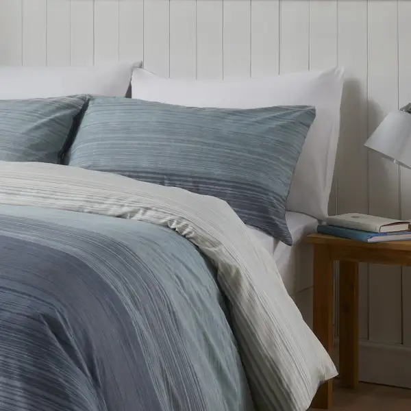 Refined Bedroom Printed Check Polycotton Duvet Cover Set