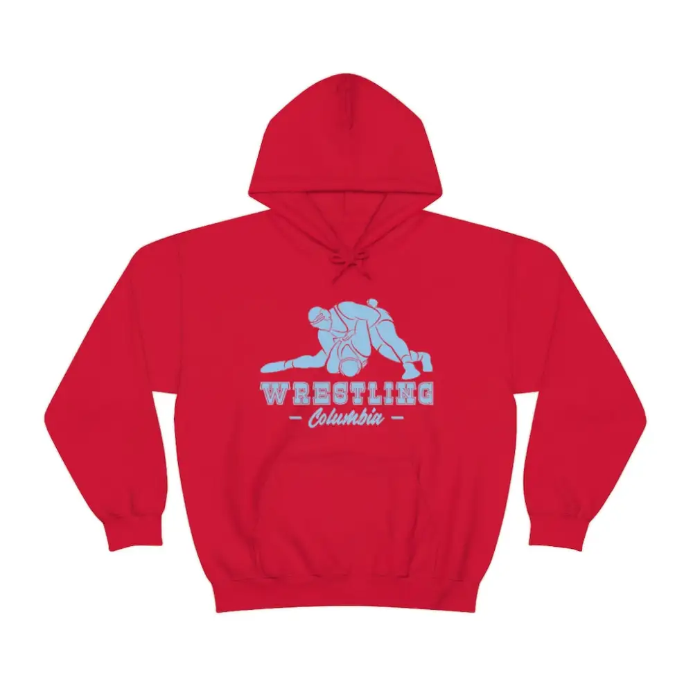 Statement Print Wrestling Graphic Pullover Hoodie