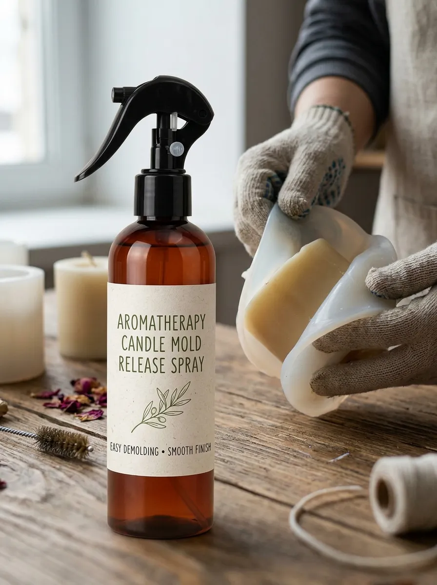 Candle Mold Release Spray Controlled Application Formula