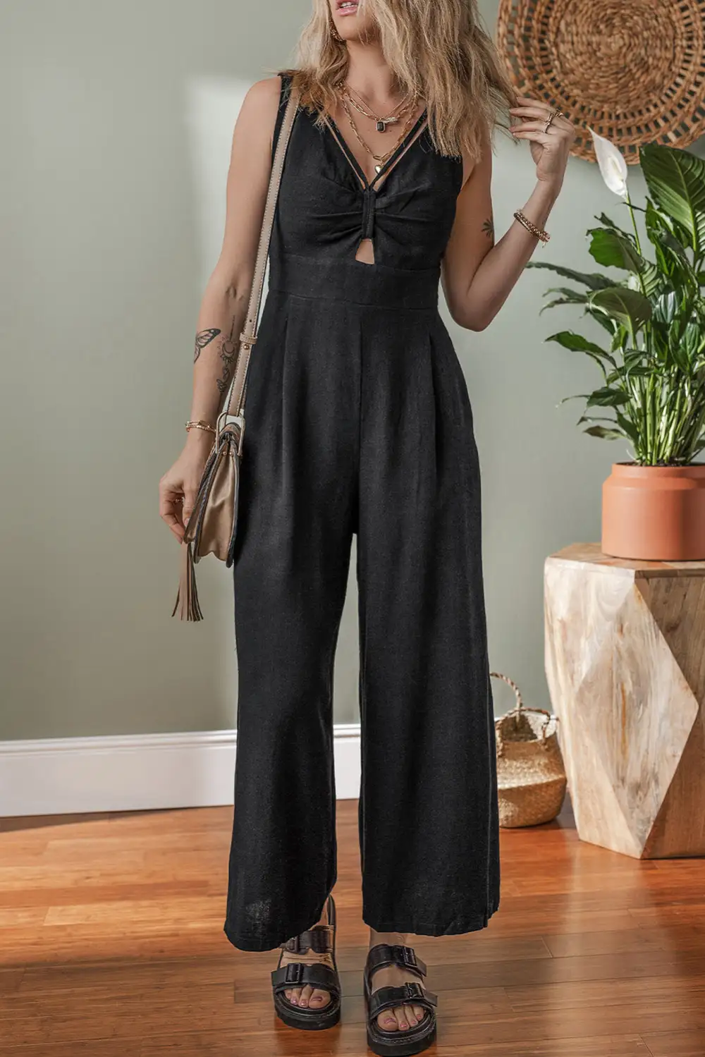 Layered Structured Jumpsuit