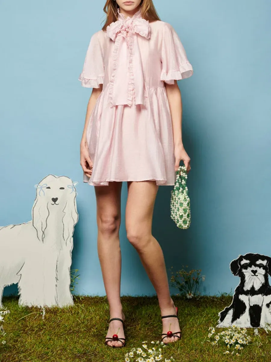 Bow Mini Dress