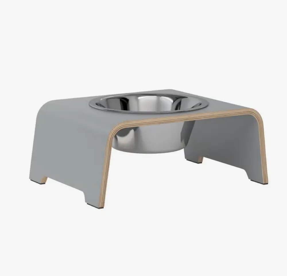 Raised Single Easy Secure Pet Feeder