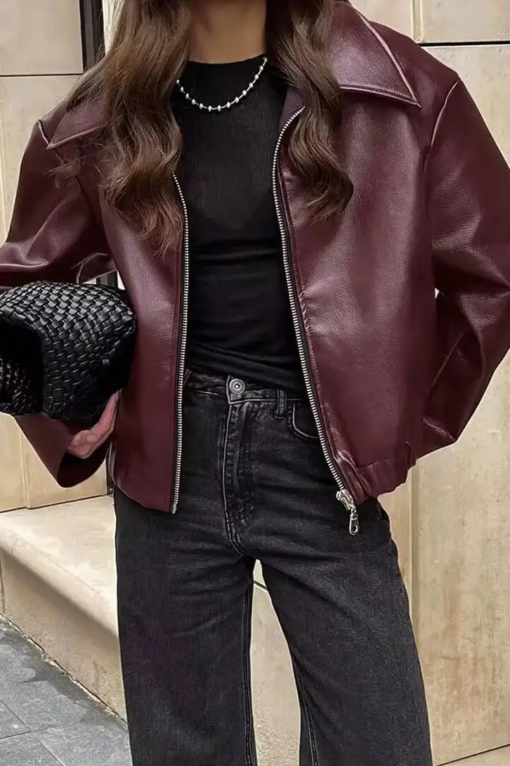 Leather Biker Jacket