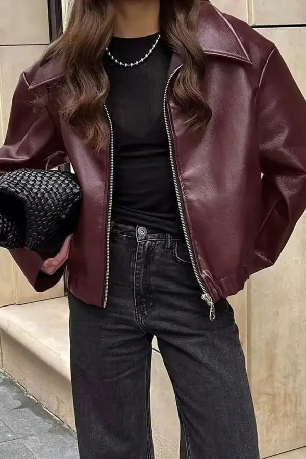 Leather Biker Jacket