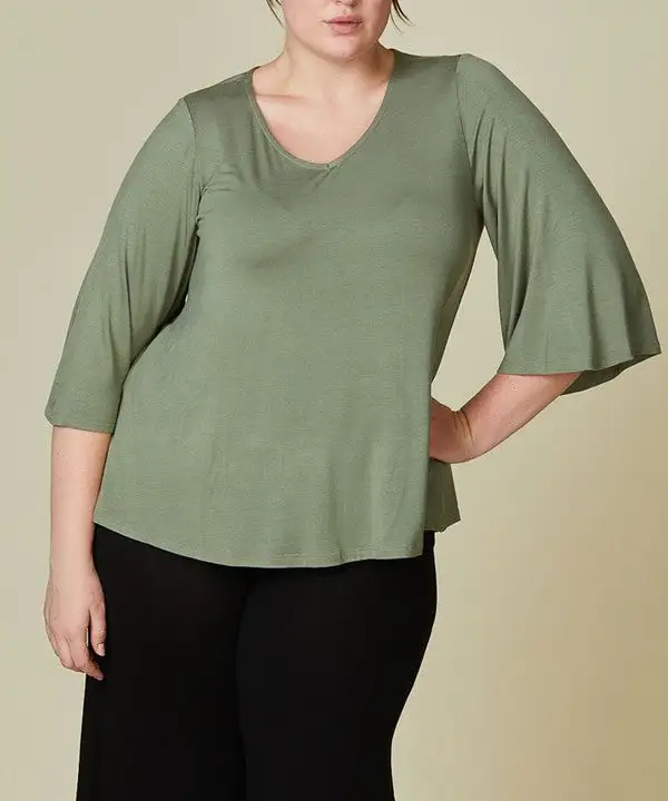 Bamboo Curvy Top