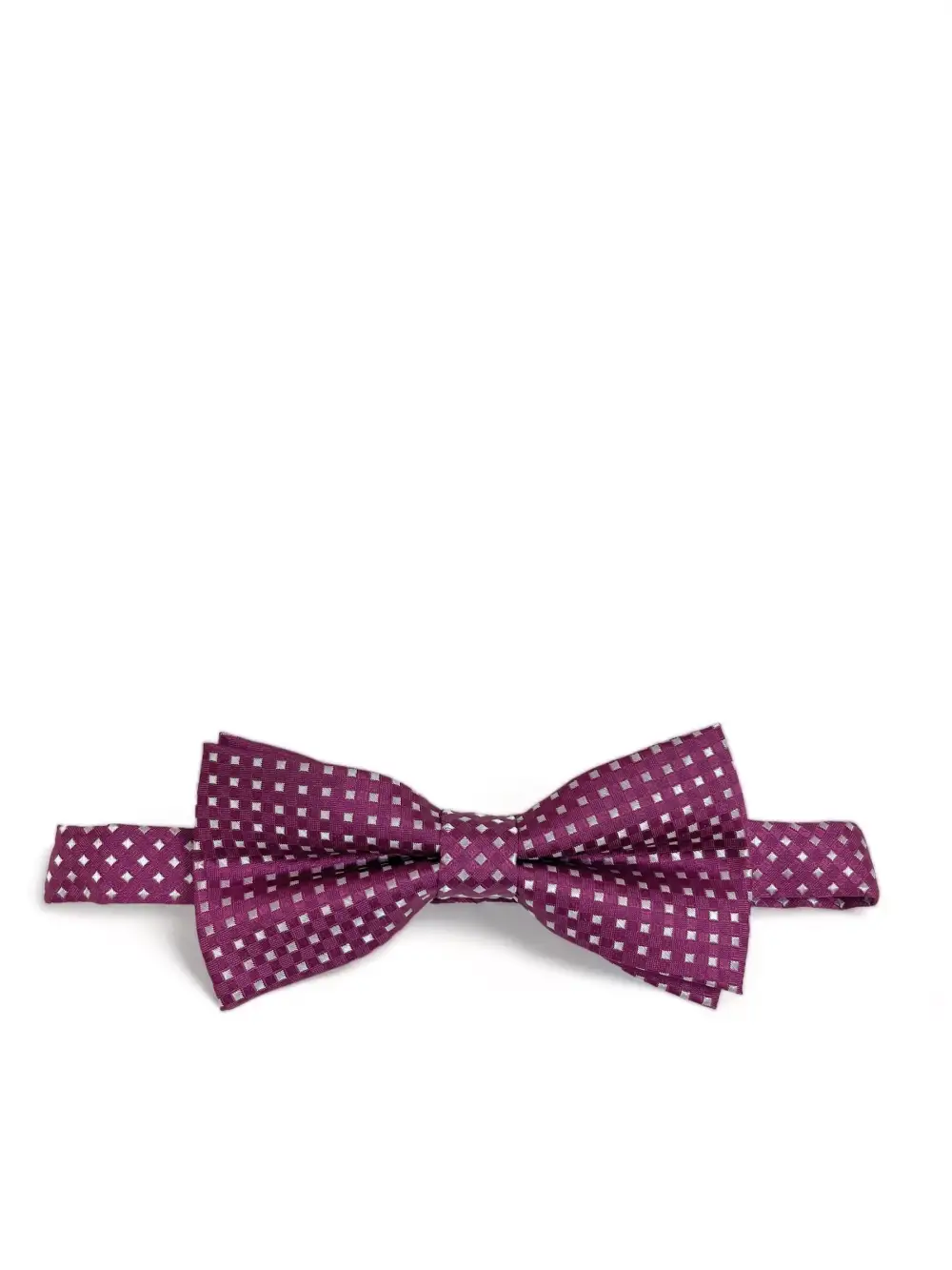 Dressy Diamond Polyester Bow Tie