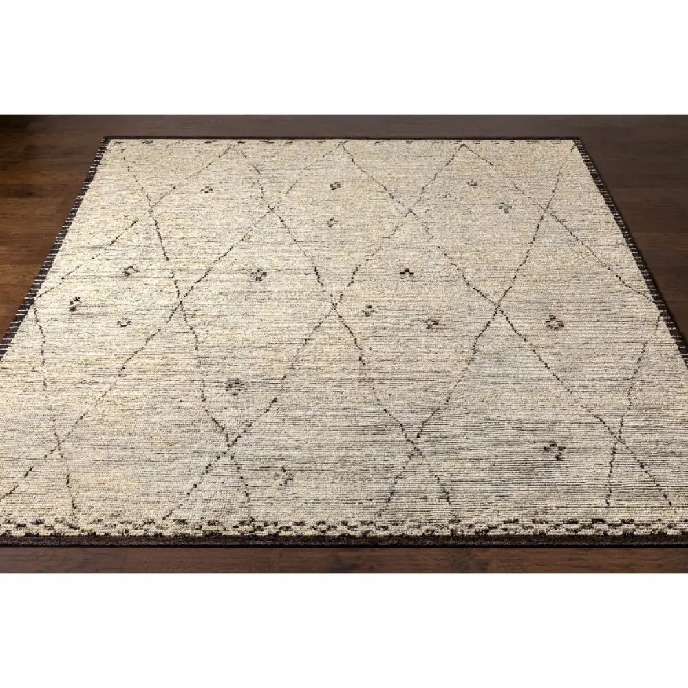 Hand-Knotted Wool Carpet