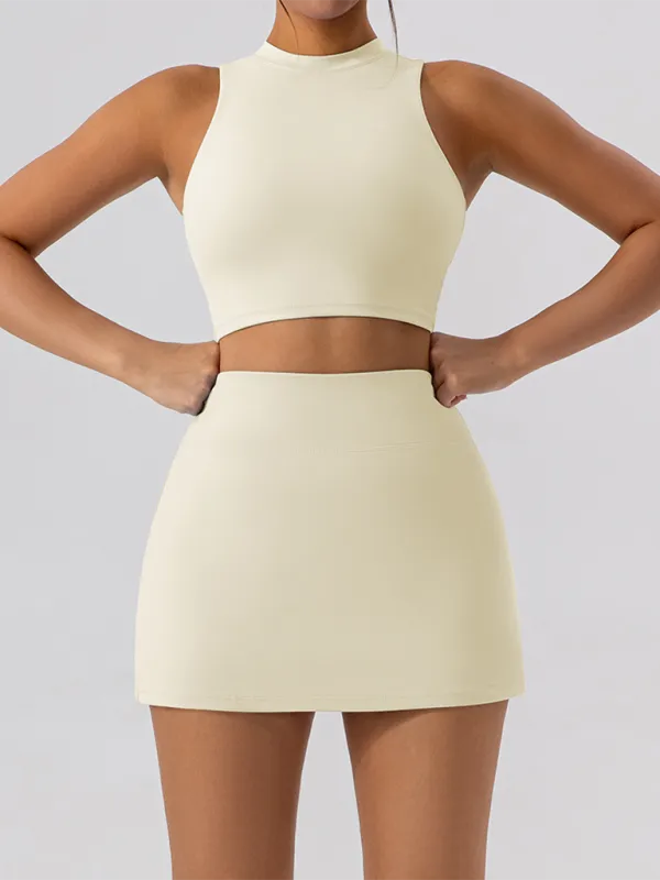 Collared Fitted Vest Top