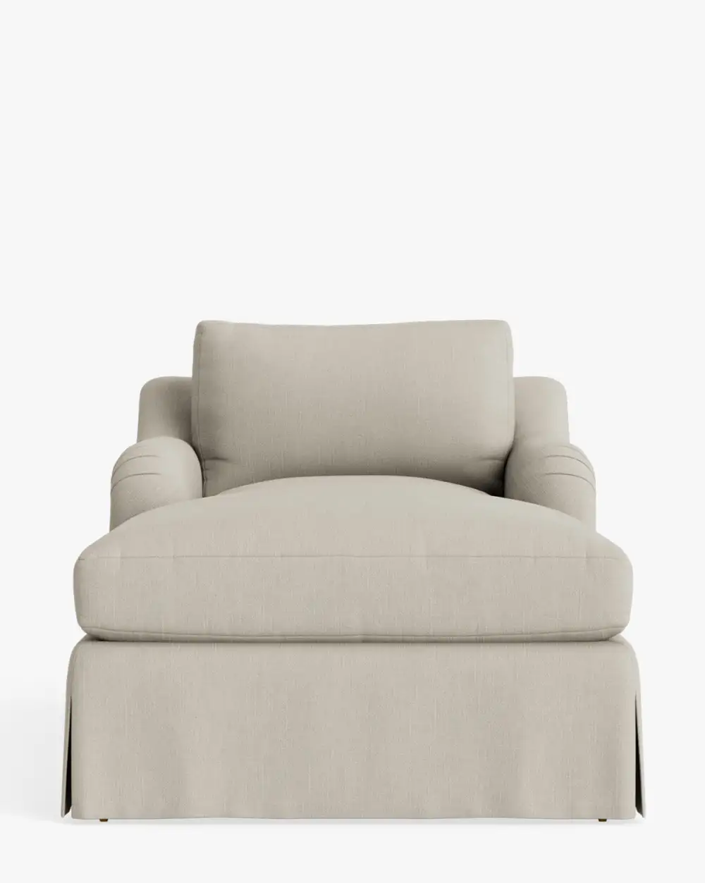 Traditional Wood Chaise