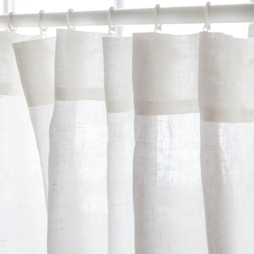 Blackout S-Fold Linen Drapery