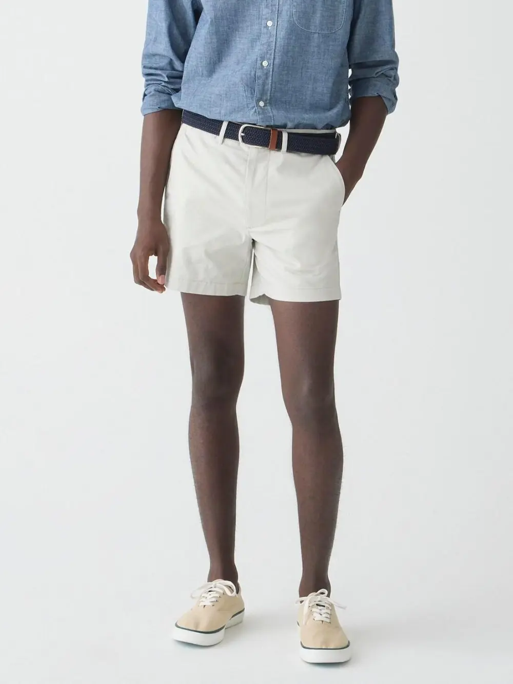 Belt Styled Men's Shorts