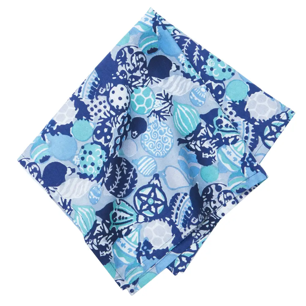 Refined Ornament Motif Napkin Set