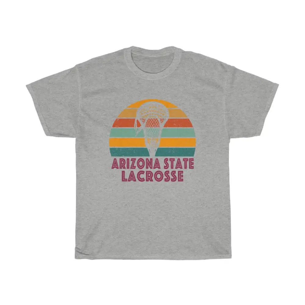 Arizona State Lacrosse Retro Sunset T-Shirt