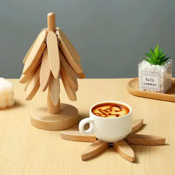 Patterned Wooden Pan Decorative Home Accent