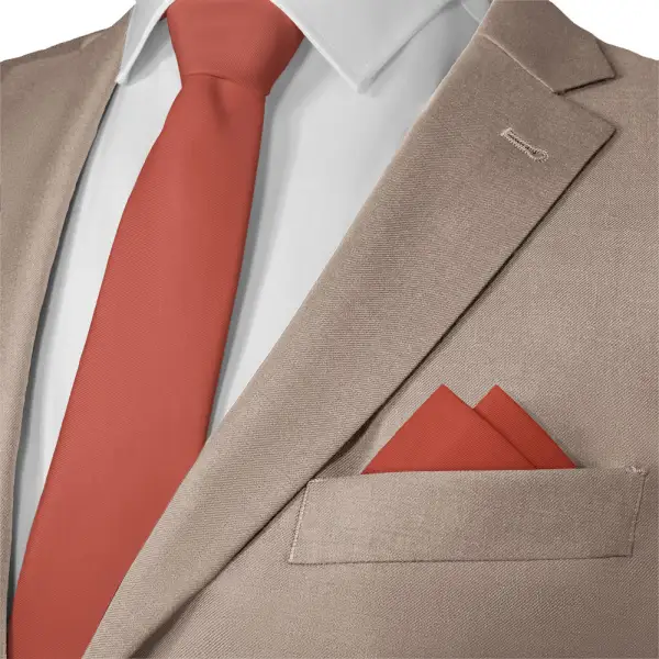 Smart Coordinated Solid Pocket Square