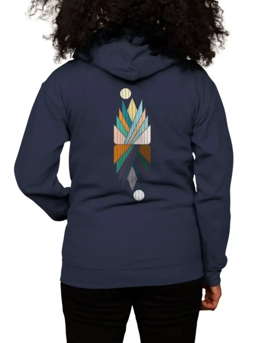 Geometric Abstract Hoodie