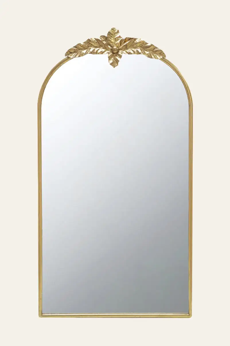 Arched Framed Vintage Wall Mirror