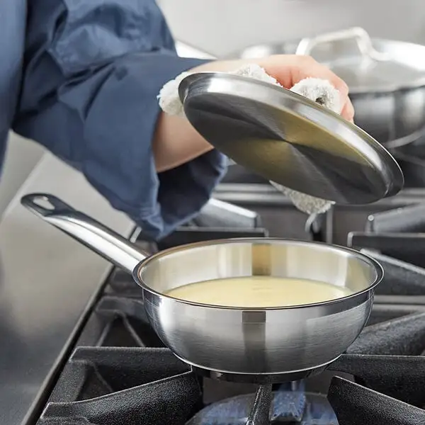Stainless Steel Saucier Pan Butter Warmer