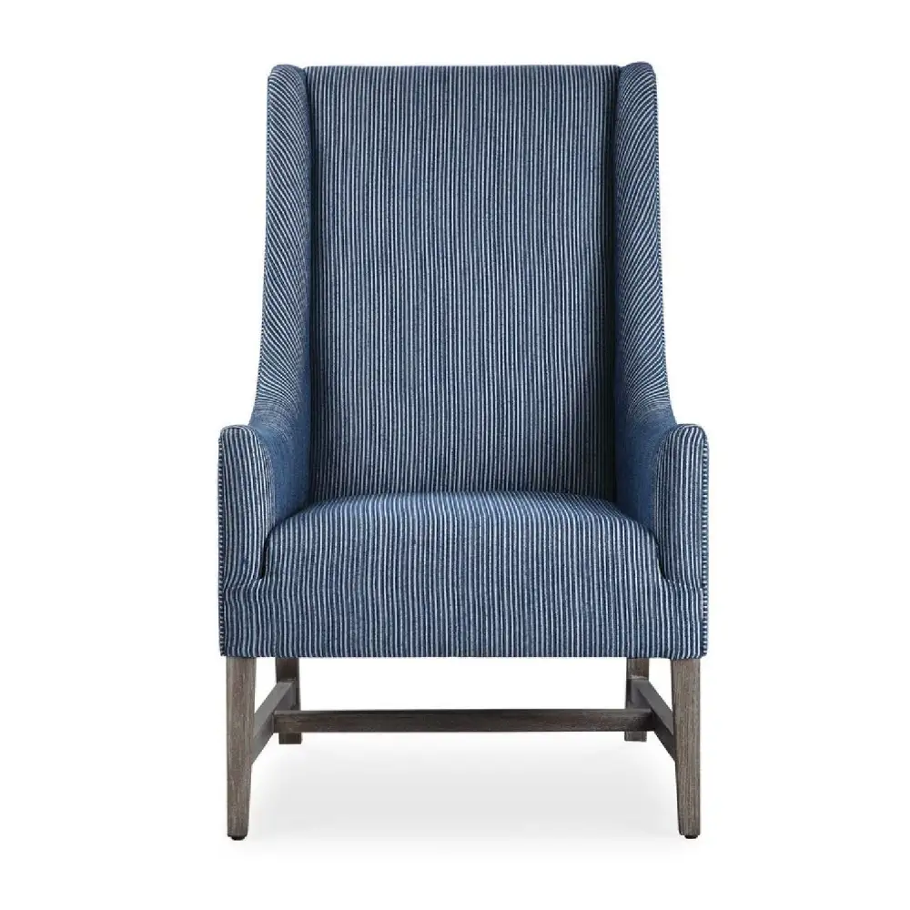 Stripes High-Back Accent Chair
