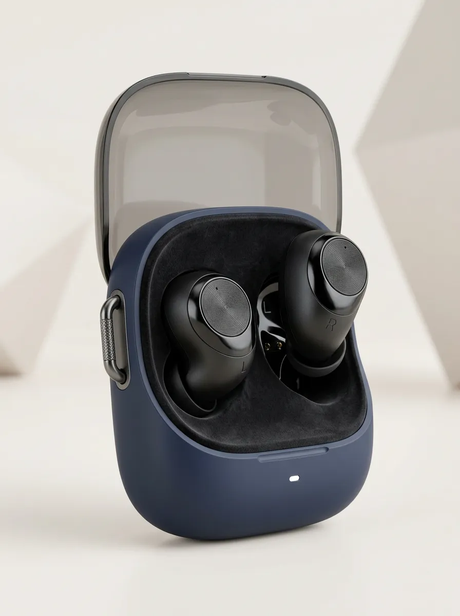 Pocket-Ready Wireless Earbuds with Charging Case
