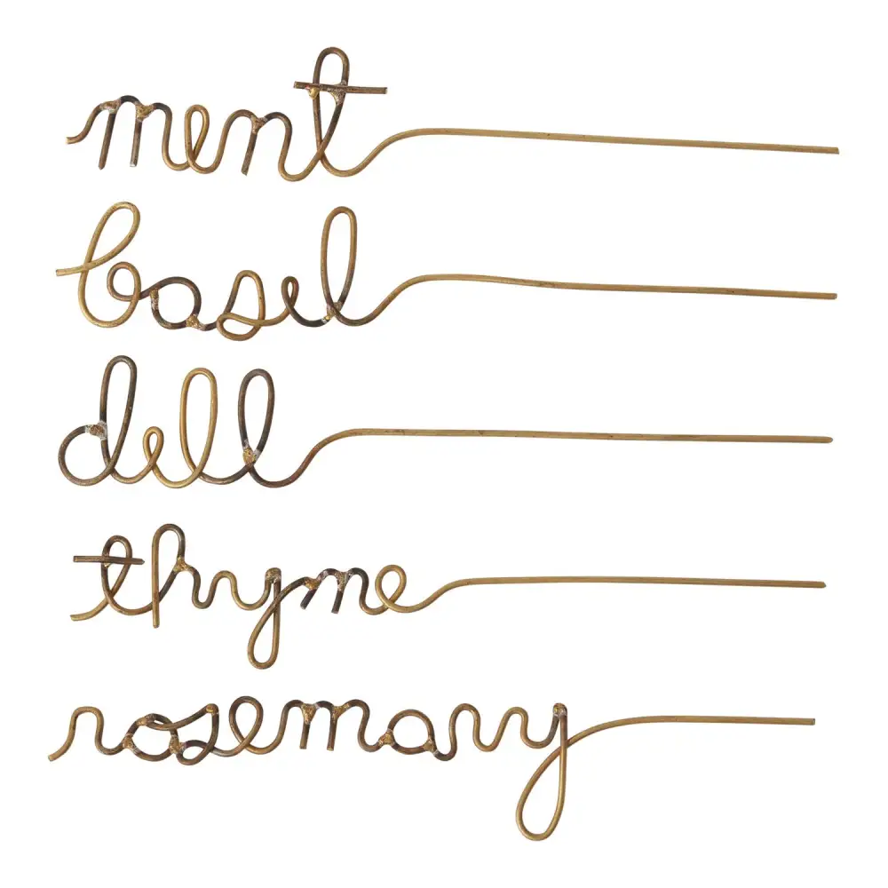 Wire Herb Garden Markers