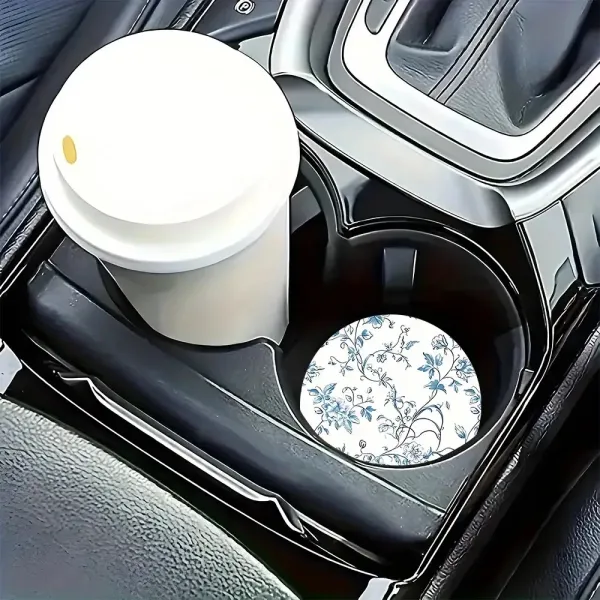 Floral Car Cup Coasters