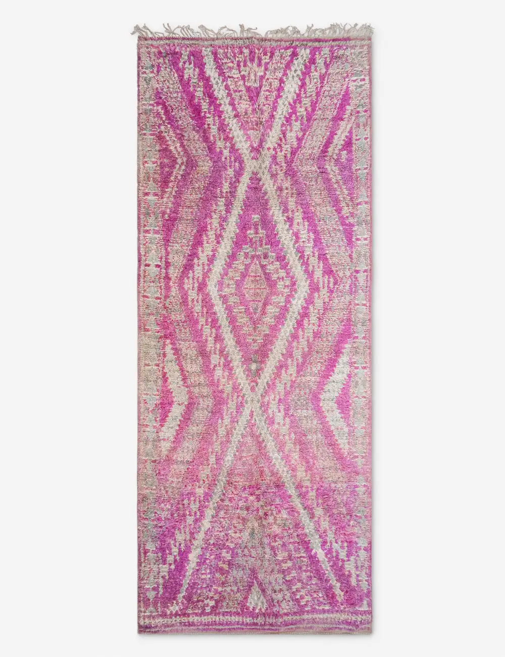 Vintage Inspired Handcrafted Moroccan Inspired Hand Knotted Wool Area Rug