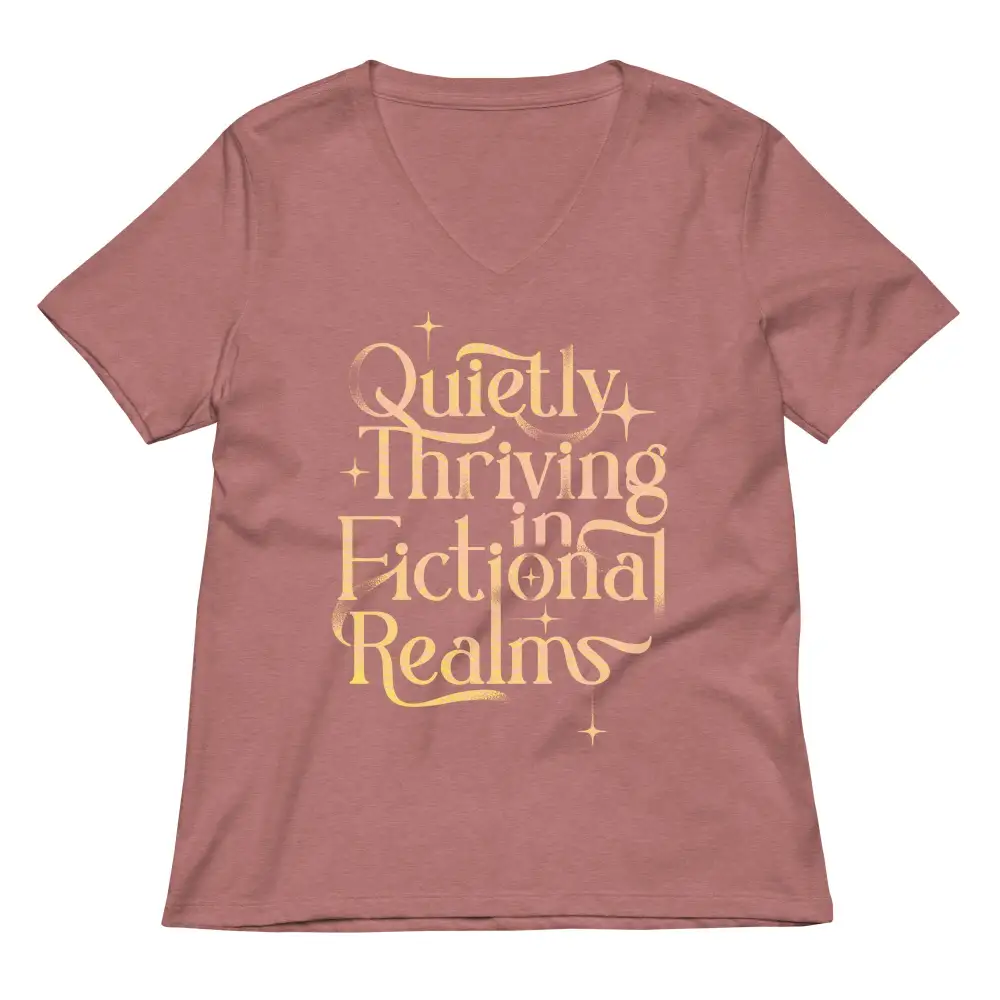 Fictional Realms V Neck Tee
