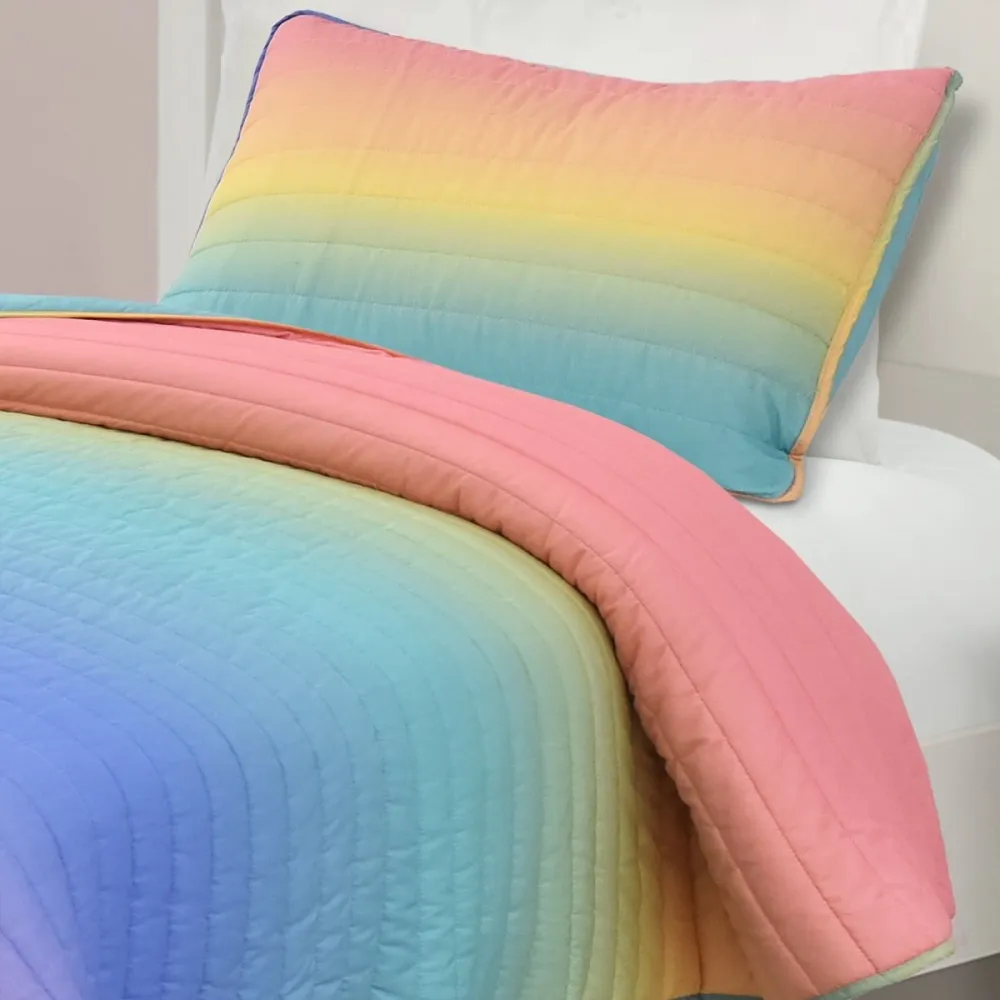 Solid Quilt Bedding Set