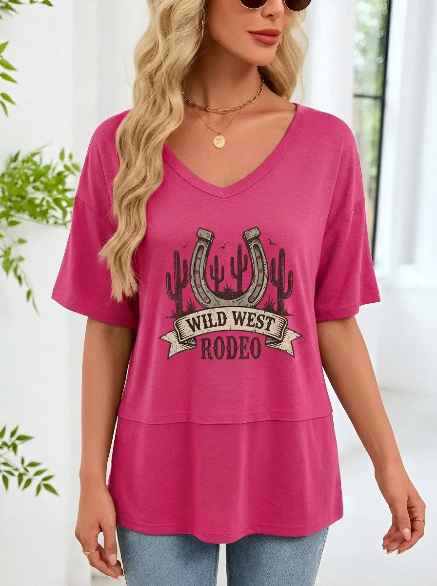 Western Rodeo Cowboy T-Shirt