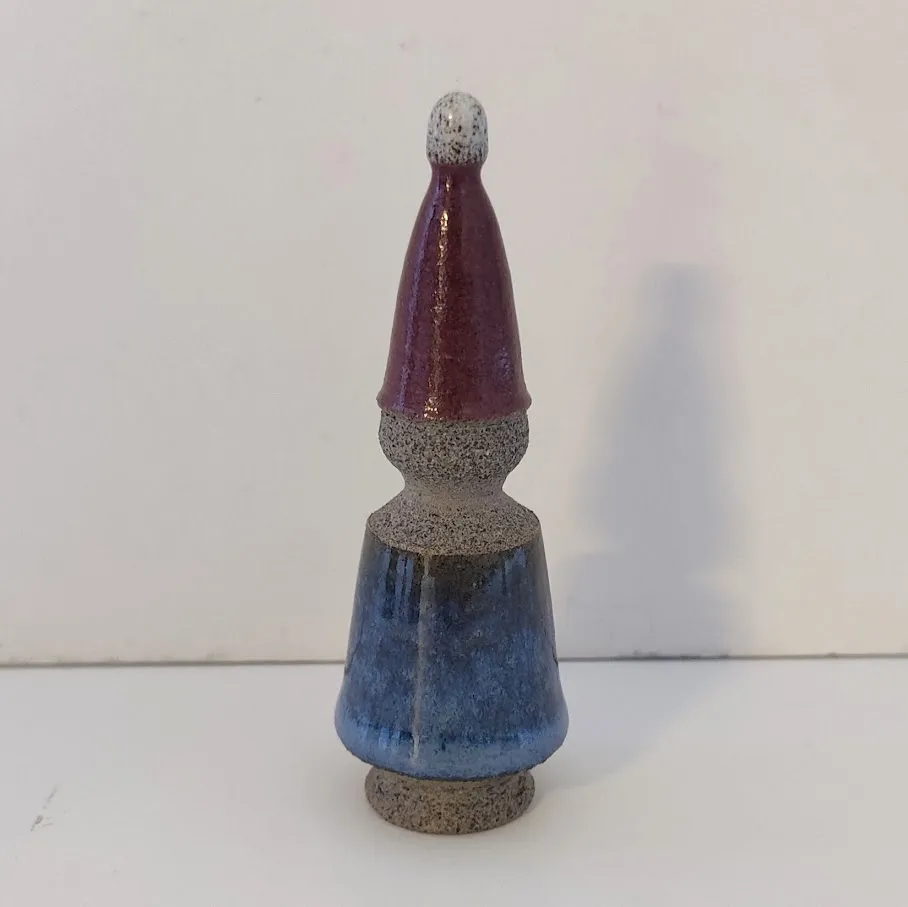 Handcrafted Ceramic Gnome Ornament