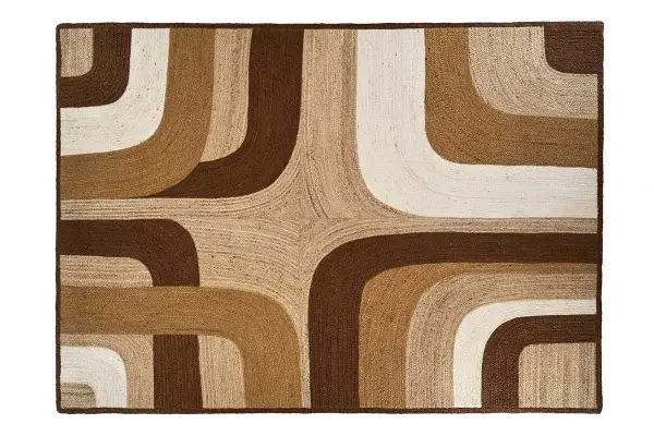 Jute Handwoven Braided Relaxed Area Rug