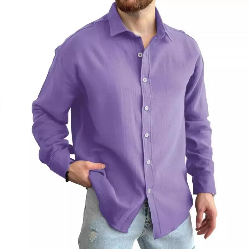 Washed Textured Woven Shirt