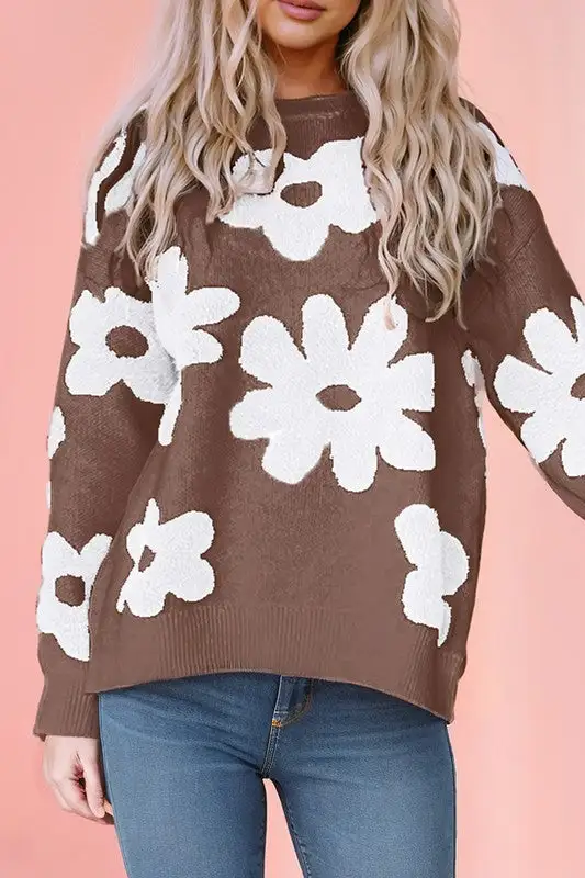Retro Bloom Sweater Sweatshirt