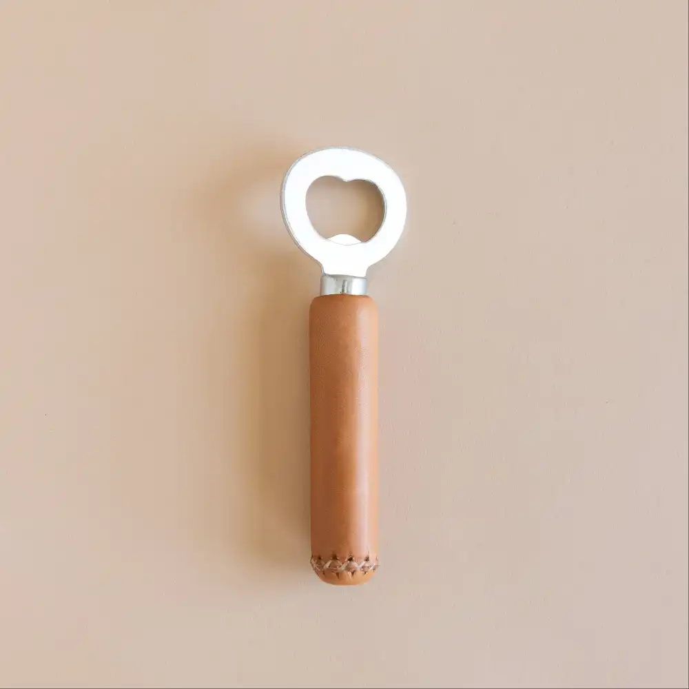Leather Wrapped Bottle Opener