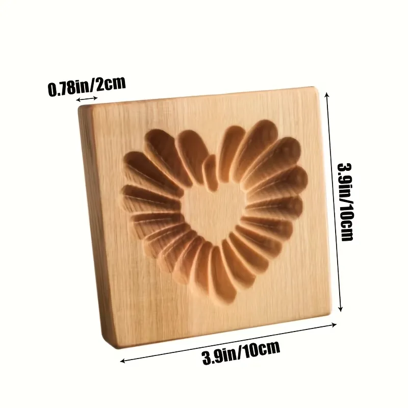 Wooden Flower Cookie Cutter