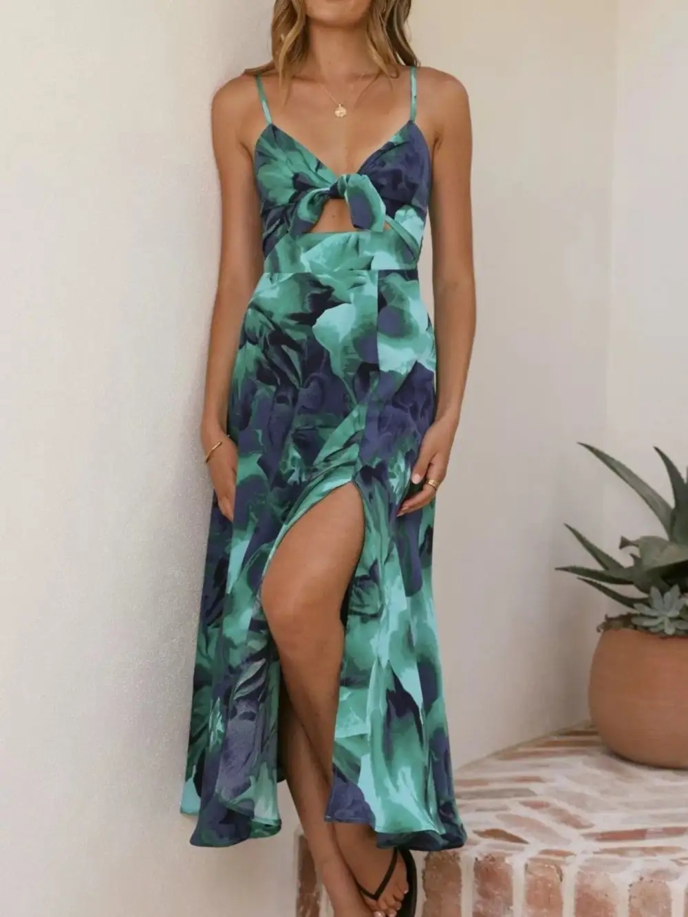Versatile Floral Midi Dress