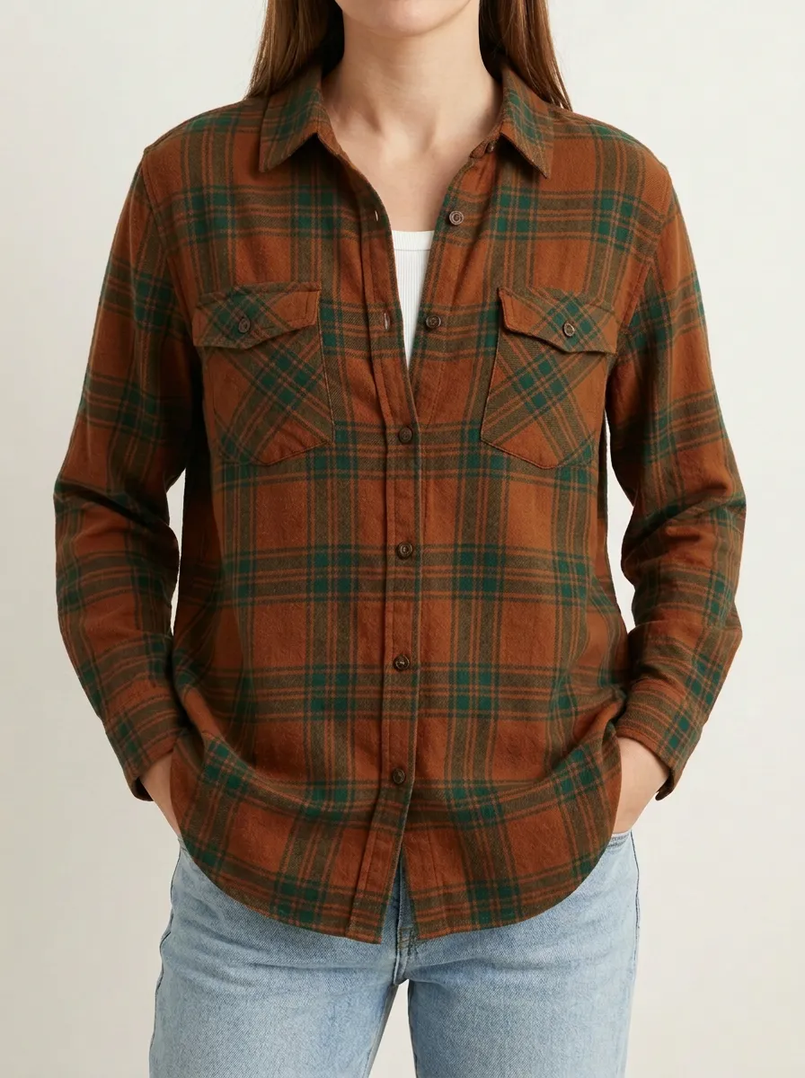 Casual Plaid Plaid Long-Sleeve Shirt