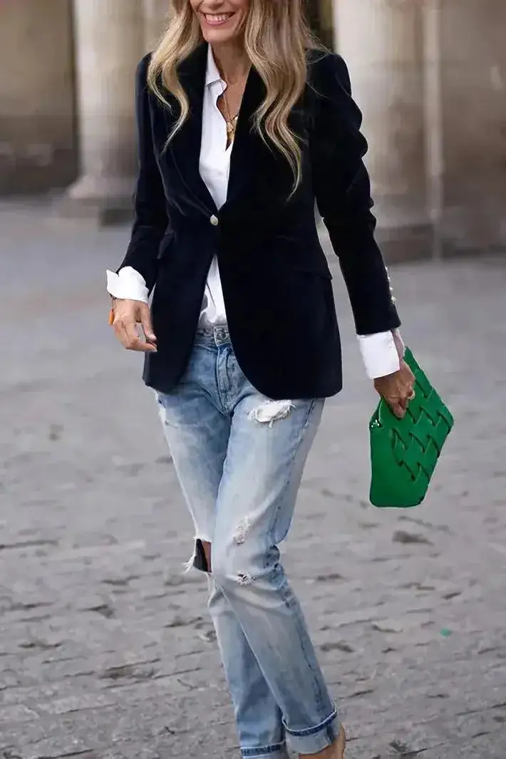 Tailored Relaxed Blazer