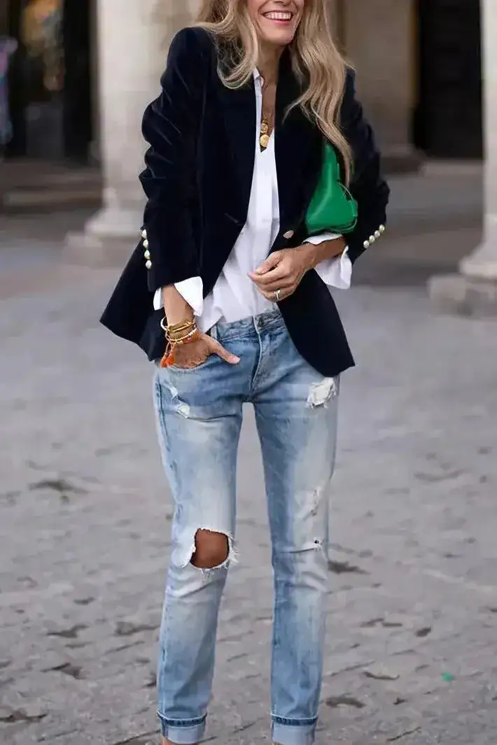Tailored Relaxed Blazer