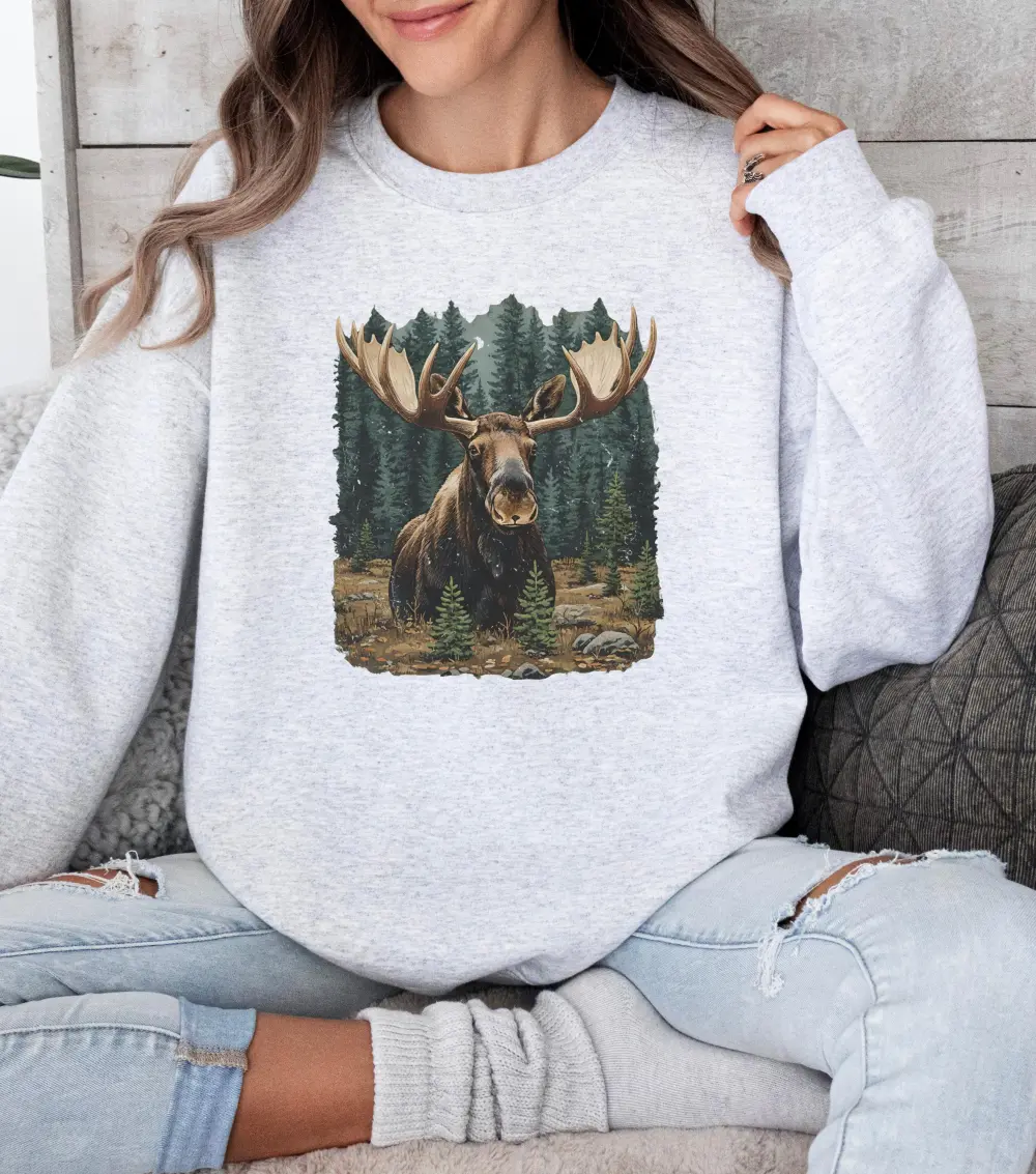 Moose Crewneck Sweatshirt