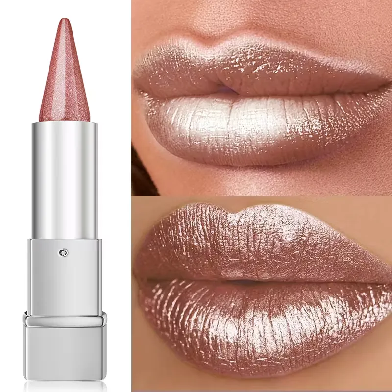 Shimmery Metallic Lipstick