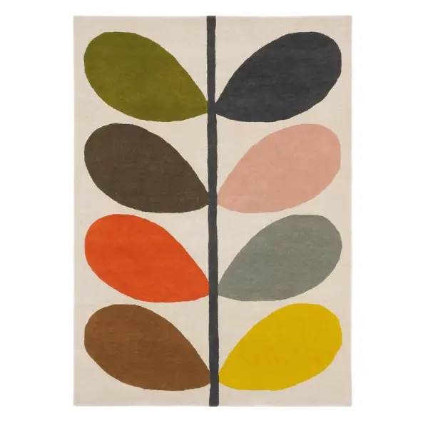 Wool Tufted Bohemian Area Rug