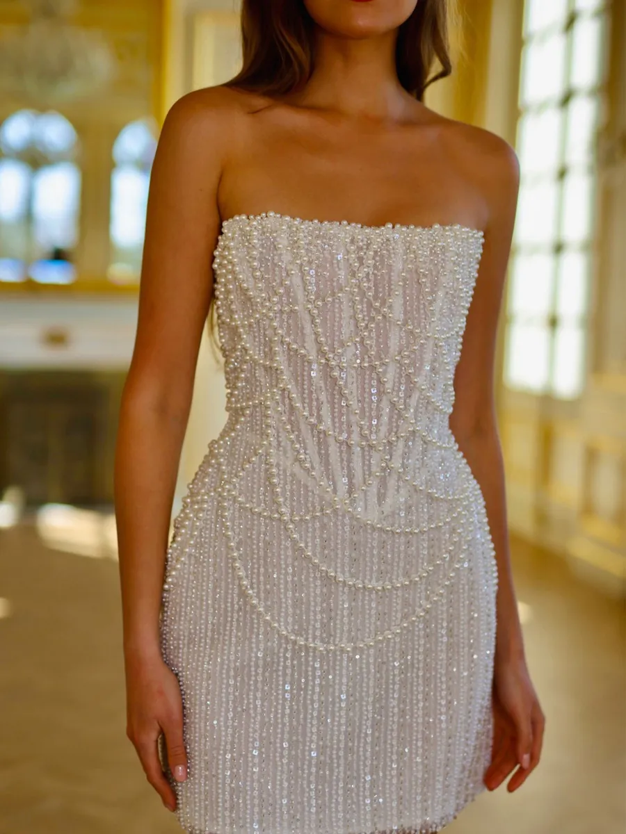 Felicity Pearl Sequined Mini Dress