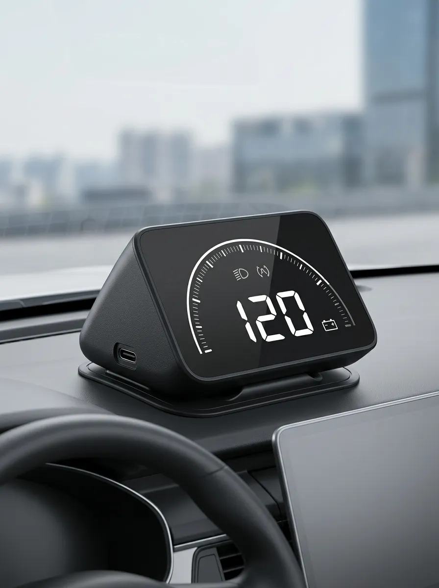 Streamlined Digital-Speedometer Head-Up HUD Car HUD Display