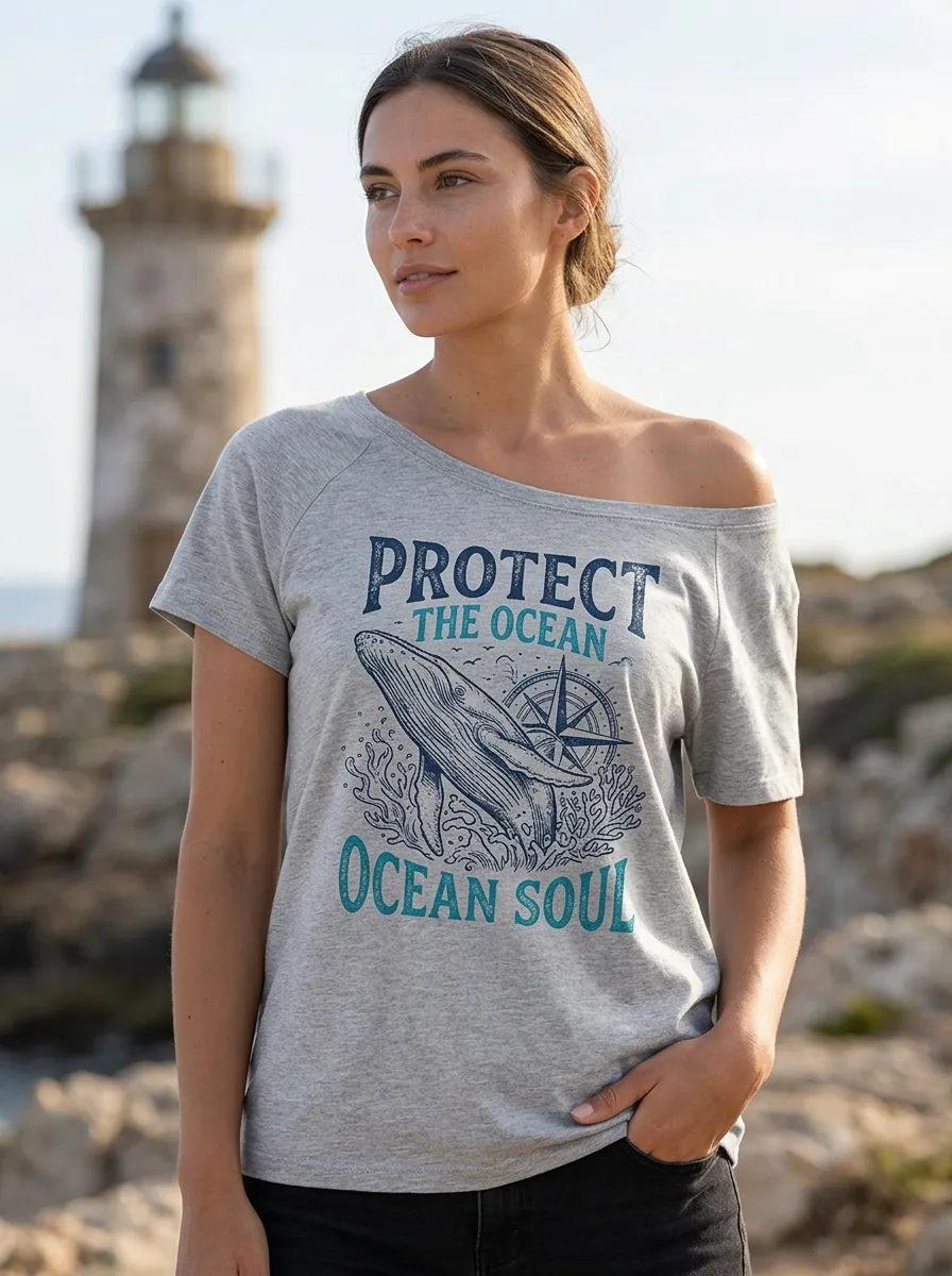 Ocean Lover Whale T-Shirt Classic
